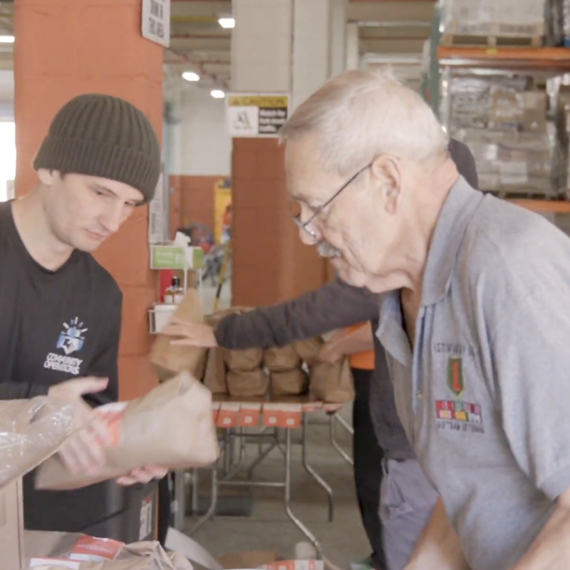 Through our Meals with Meaning program, we are proud to serve those who served.